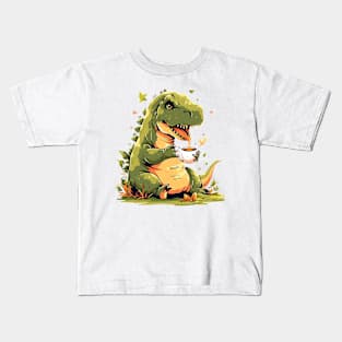 tea rex Kids T-Shirt